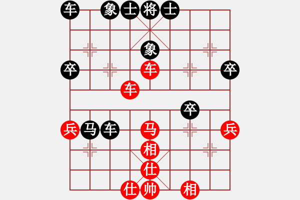 象棋棋譜圖片：劍膽琴心(6段)-和-alou(8段) - 步數(shù)：40 