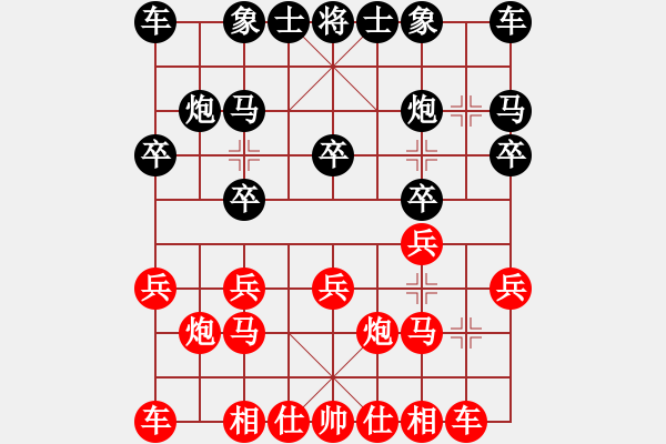 象棋棋谱图片：江南隐士(6段)-负-超级网虫(6段) - 步数：10 