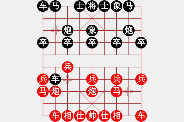 象棋棋譜圖片：大雅堂杯16進(jìn)8張彬先勝熊學(xué)元（第三盤快棋） - 步數(shù)：10 