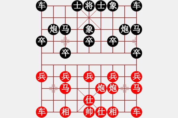 象棋棋譜圖片：痛快(8段)-勝-山雞(2級(jí)) - 步數(shù)：10 