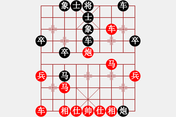 象棋棋譜圖片：一路歡歌(地煞)-負(fù)-七劍上華山(風(fēng)魔) - 步數(shù)：36 