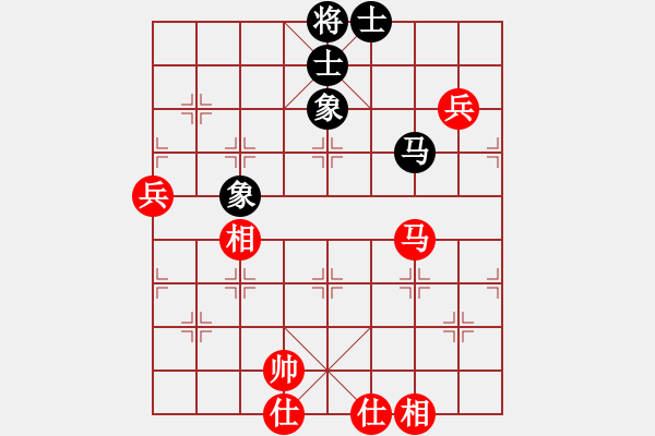 象棋棋譜圖片：sossos(9星)-和-股里古怪(9星) - 步數(shù)：88 