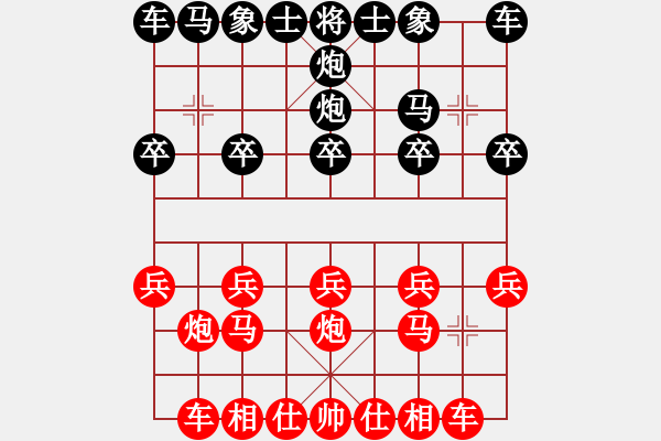 象棋棋譜圖片：雷公炮 - 步數(shù)：10 