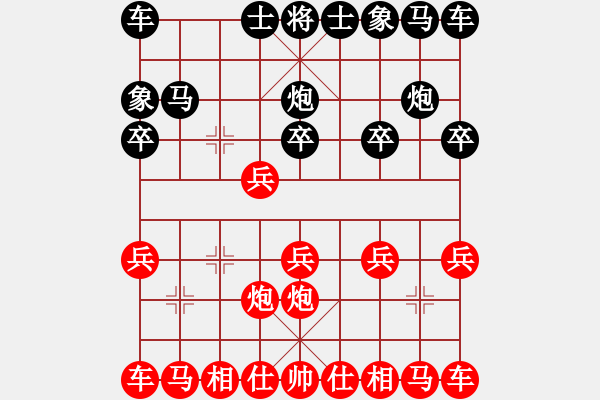 象棋棋譜圖片：晉城吳軍波(4級(jí))-負(fù)-聯(lián)盟老虎(1段) - 步數(shù)：10 