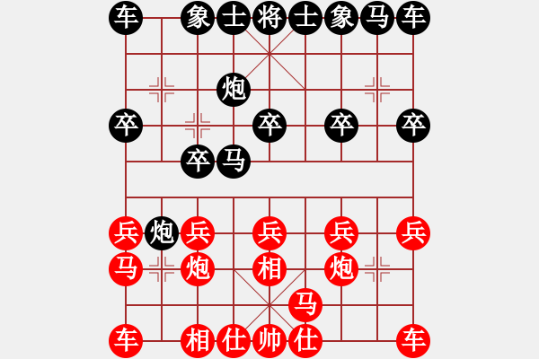 象棋棋譜圖片：榮華長(zhǎng)考(7段)-負(fù)-小黑幫快槍(7段) - 步數(shù)：10 