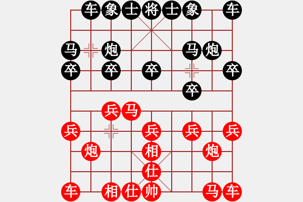 象棋棋譜圖片：破壞王(2星)-勝-炫烽無形劍(天罡) - 步數(shù)：10 