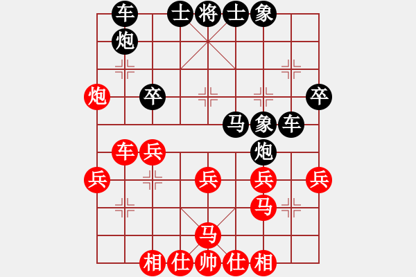 象棋棋譜圖片：雪山草地(2段)-負(fù)-macdddd(7段) - 步數(shù)：30 