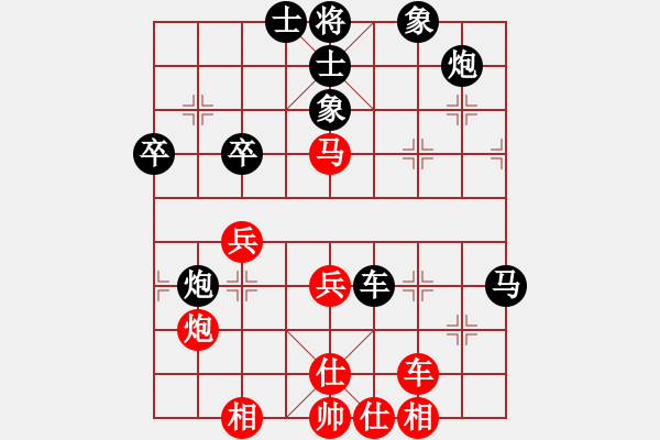 象棋棋谱图片：猪小亮[红] -VS- 负分太后 鱼[黑] - 步数：60 