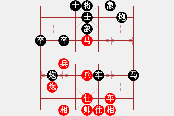 象棋棋譜圖片：豬小亮[紅] -VS- 負分太后 魚[黑] - 步數(shù)：60 