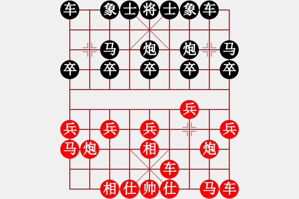 象棋棋譜圖片：贏盡天下(1段)-負-成功豹(5段) - 步數：10 