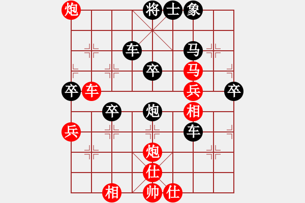 象棋棋譜圖片：全攻全守(月將)-負-空空空(6段) 順炮直車對橫車 紅先上仕 - 步數(shù)：56 