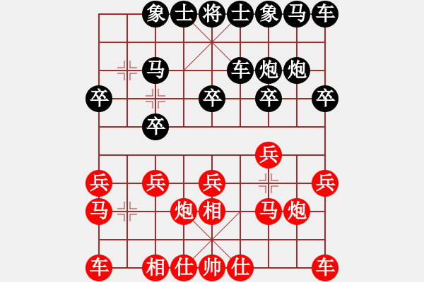 象棋棋譜圖片：弱點(7段)-負-老李的風情(2段) - 步數：10 