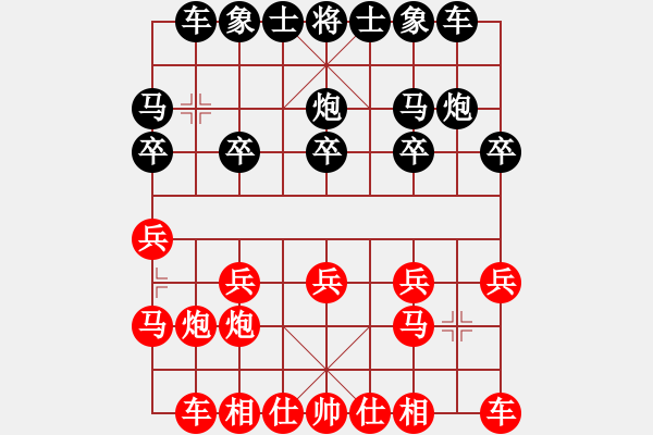 象棋棋譜圖片：濮陽高手[630857532] -VS- 毛子[695133079] - 步數(shù)：10 