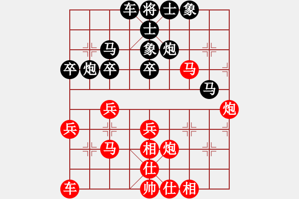 象棋棋譜圖片：太難起名(8星)-勝-松下酷代子(1星) - 步數(shù)：40 