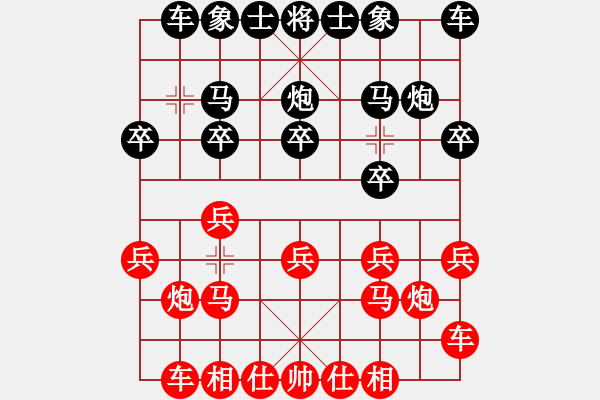 象棋棋譜圖片：行者必達(dá)[紅] -VS- 咋又輸了？[黑] - 步數(shù)：10 