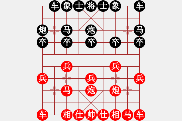 象棋棋譜圖片：突出奇兵 速勝扳頭！英雄[1127175411] -VS- 三臺怪手[2461538427] - 步數(shù)：10 