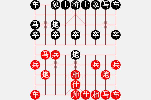 象棋棋譜圖片：閔行小子(6段)-負(fù)-運(yùn)棋帷幄(8段) - 步數(shù)：10 