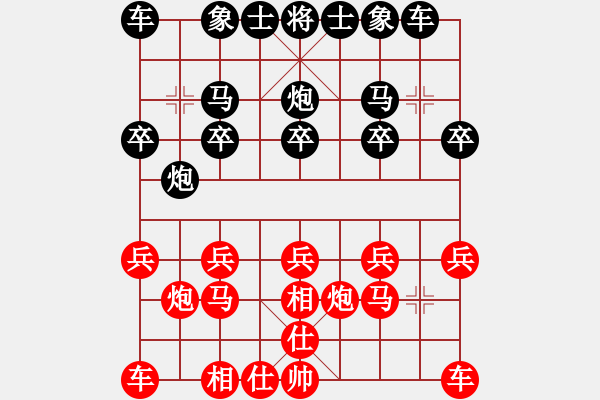 象棋棋譜圖片：第10輪 第07臺(tái) 江西 劉昱 先負(fù) 山東 劉子健 - 步數(shù)：10 