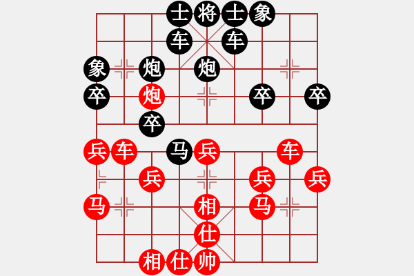 象棋棋譜圖片：追風(fēng)[673106728] -VS- 橫才俊儒[292832991]（鷹擊長空） - 步數(shù)：30 