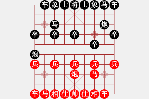 象棋棋譜圖片：2266局 A04-巡河炮局-旋風(fēng)引擎23層 紅先和 旋風(fēng)九專(大師) - 步數(shù)：10 