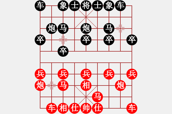 象棋棋谱图片：丛悦进　先胜　史智远　2009.6.27 - 步数：10 