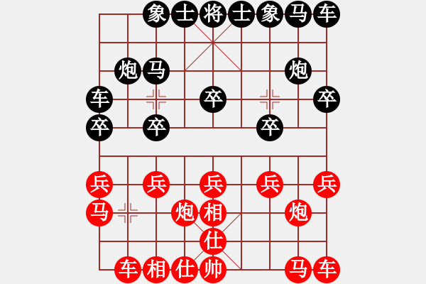 象棋棋譜圖片：業(yè)八一先負(fù)等一會(huì) - 步數(shù)：10 