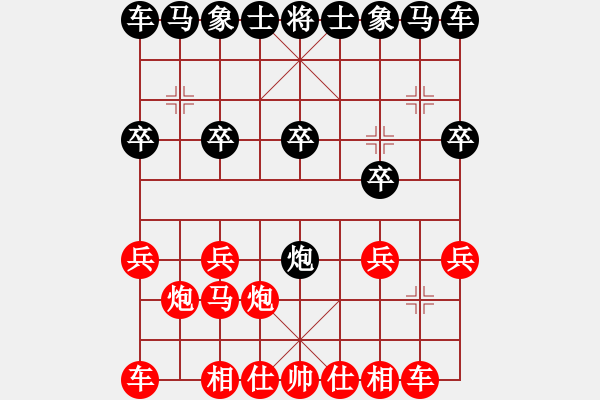 象棋棋譜圖片：148局 A60- 過宮炮局-小蟲引擎23層(2553) 先勝 徐庶(2100) - 步數(shù)：10 