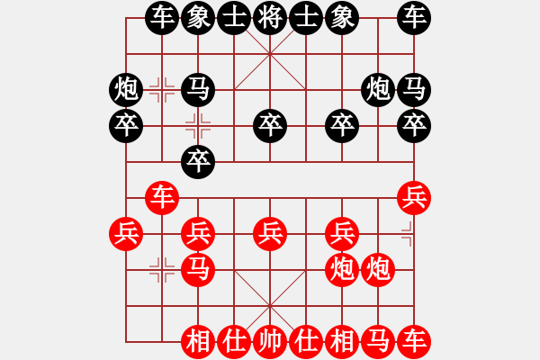 象棋棋譜圖片：懸疑驚險(xiǎn)象棋(三級(jí))vs天地一夢(mèng)(十級(jí))20150904132717.ccf - 步數(shù)：10 