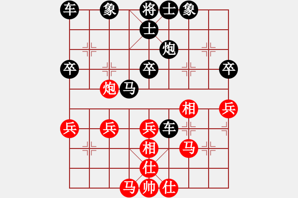 象棋棋譜圖片：2021.3.28.14銀子場(chǎng)后勝飛相局對(duì)左中炮 - 步數(shù)：44 