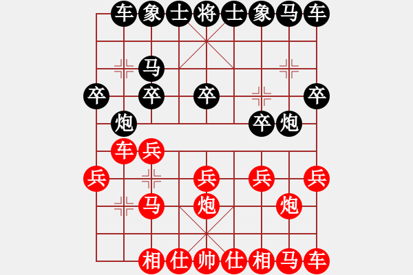 象棋棋譜圖片：心平氣和[1371449451] -VS- 帥哥[1195686571] - 步數(shù)：10 