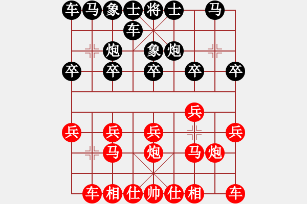 象棋棋譜圖片：將出九宮【三級(jí)大師 】VS象飛七星【三級(jí)棋手】 - 步數(shù)：10 