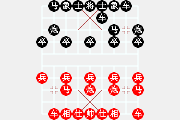 象棋棋譜圖片：亮雨雨(2段)-勝-四川棋王(1段) - 步數(shù)：10 