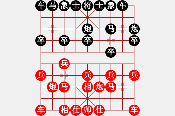 象棋棋譜圖片：吳祎棟 先勝 劉鈺 - 步數(shù)：10 