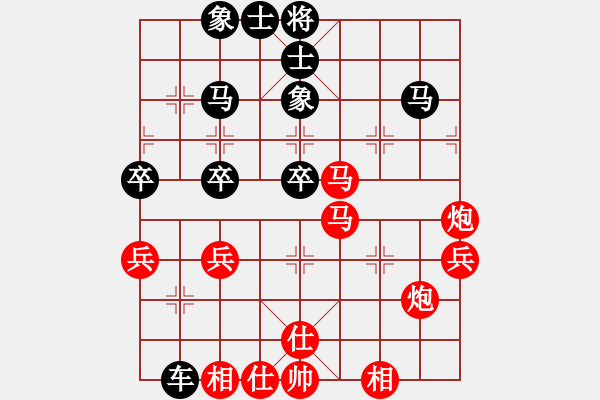 象棋棋譜圖片：《閃展騰挪，周旋御敵》fqg8812【先負(fù)】寧波戚文卿(2015-3-7弈于大師網(wǎng)高級(jí)棋室) - 步數(shù)：40 