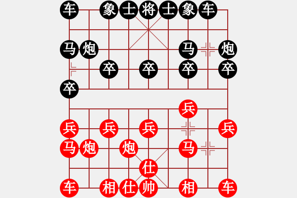 象棋棋譜圖片：rice(1段)-負(fù)-咸安王(4段) - 步數(shù)：10 