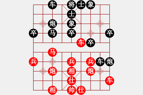 象棋棋譜圖片：pengdazhi(6段)-勝-弈海棋緣封(3段) - 步數：30 