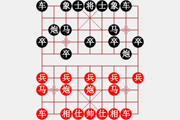 象棋棋譜圖片：轉(zhuǎn)優(yōu)成和 賴皮取勝：棋苑大怪[紅] -VS- 殺破狼―945[黑] - 步數(shù)：10 