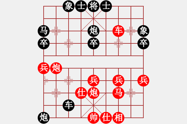 象棋棋譜圖片：毛將[675844310] -VS- 橫才俊儒[292832991] - 步數(shù)：40 