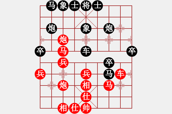 象棋棋譜圖片：炫鋒比賽三(初級)-和-斧頭傾城(5r) - 步數(shù)：40 