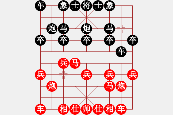 象棋棋譜圖片：【7】緣份戰(zhàn)神一 (電神) 勝 棋魂麥當娜 (地煞) - 步數(shù)：10 