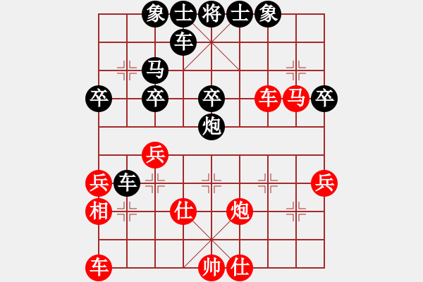 象棋棋譜圖片：xqmi(1段)-負-熊頭豬(月將) - 步數(shù)：40 