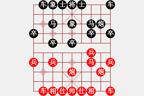 象棋棋譜圖片：A哥(業(yè)8–1)先負(fù)大道至簡(jiǎn)ABC(業(yè)8–1)220206051017.pgn - 步數(shù)：20 