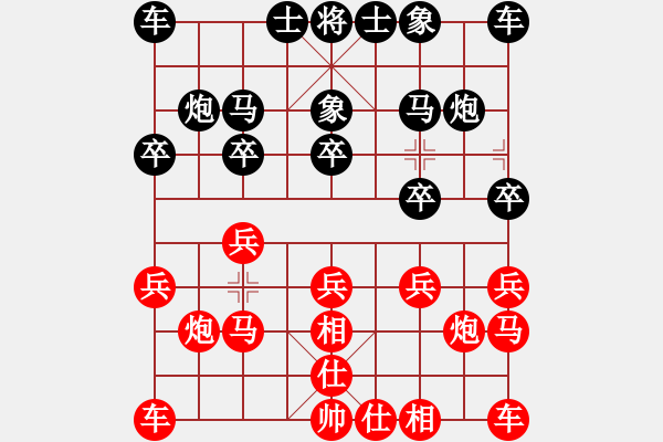 象棋棋譜圖片：范錫紅(9段)-勝-xiaozhoucu(5r) - 步數(shù)：10 