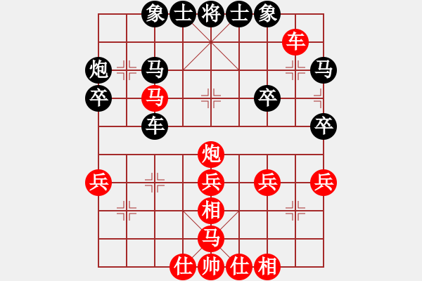 象棋棋譜圖片：五3 江西劉昱先勝浙江陸宏偉 - 步數(shù)：40 