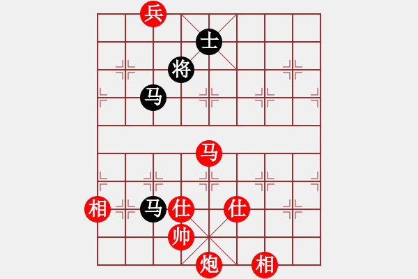 象棋棋譜圖片：棋局-43 P2b6N9 - 步數(shù)：100 