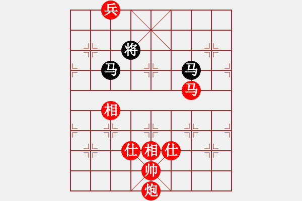 象棋棋譜圖片：棋局-43 P2b6N9 - 步數(shù)：120 