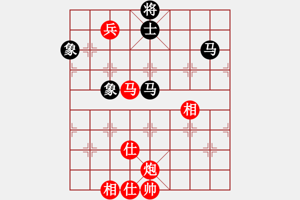 象棋棋譜圖片：棋局-43 P2b6N9 - 步數(shù)：40 