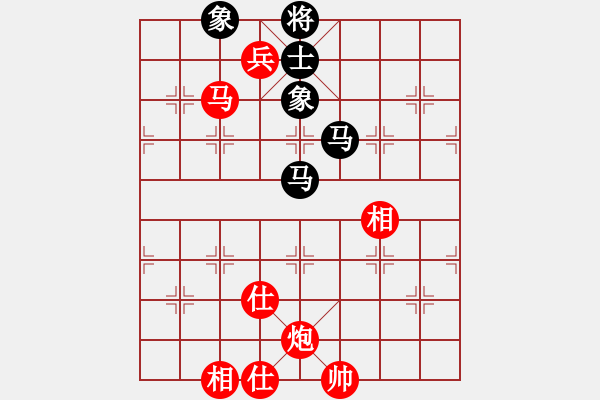 象棋棋譜圖片：棋局-43 P2b6N9 - 步數(shù)：50 