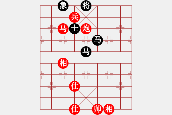 象棋棋譜圖片：棋局-43 P2b6N9 - 步數(shù)：60 