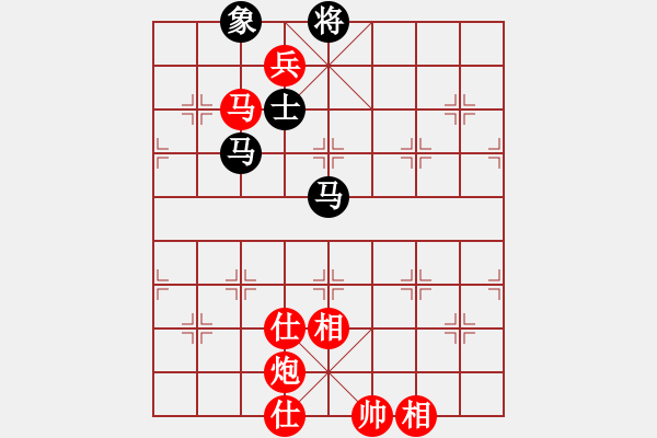 象棋棋譜圖片：棋局-43 P2b6N9 - 步數(shù)：70 